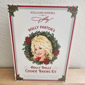 VGUC Williams Sonoma Holly Dolly Parton Christmas Cookie Baking Kit